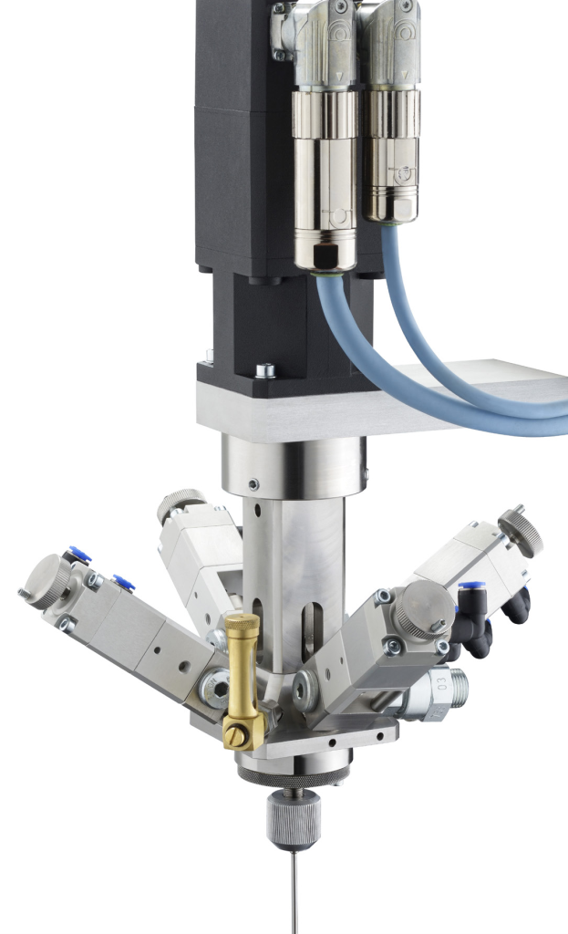 Dynamic static mixer dispensing valve