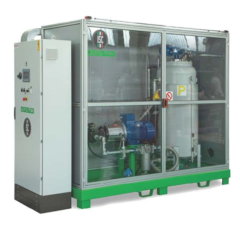 Ultramix dispensing material glass container